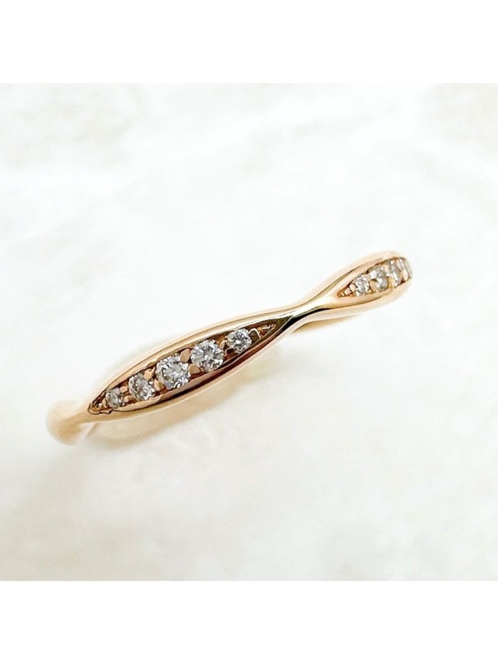 Chanel Camellia Diamond Platinum Ring - Picture 2 of 9